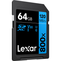 Cartão de Memória SDXC Lexar Blue 64GB 800x UHS-I 120MB/s