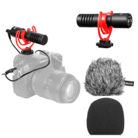 Microfone Shotgun Boya BY-MM1+ para Câmeras e Smartphones
