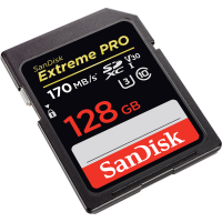 Cartão de Memória SDXC Sandisk Extreme PRO 128GB UHS-I 170MB/s 