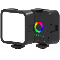 Mini lâmpada LED portátil RGB com iluminação para Câmeras