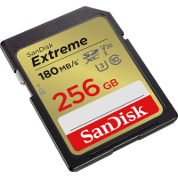 Cartão de Memória SDXC Sandisk Extreme 256GB UHS-I 180MB/s