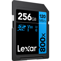Cartão de Memória SDXC Lexar Blue 256GB 800x UHS-I 120MB/s