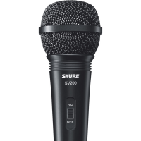 Microfone Shure SV200 Black c/cable