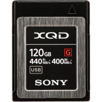 Cartão de memória XQD Sony série G de 120 GB