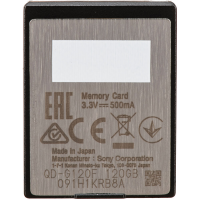 Cartão de Memória XQD Sony 120GB Type G 440MB/s