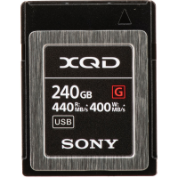 Cartão de memória XQD Sony série G de 240 GB