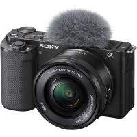 Câmera Sony ZV-E10 Mirrorless com lente 16-50mm (Preta)