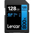 Cartão de Memória SDXC Lexar Blue 128GB 800x UHS-I 120MB/s