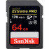 Cartão de Memória SDXC Sandisk Extreme PRO 64GB UHS-I 170MB/s 