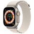 Apple Watch Ultra 49mm, Titanium, Pulseira Alpine Loop Starlight 