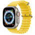 Apple Watch Ultra 49mm, Titanium, Pulseira Ocean Yellow 