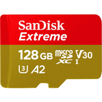 Cartão de Memória microSDXC SanDisk Extreme 128GB UHS-I 190MB/s