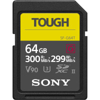 Cartão de Memória SDXC Sony SF-G TOUGH 64GB UHS-II 300MB/s