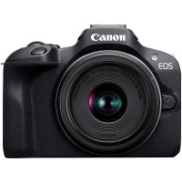 Câmera Canon EOS R100 Mirrorless com lente RF-S 18-45mm IS STM