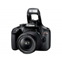 Câmera Canon EOS Rebel T100 DSLR 18 MP com lente EF-S 18-55mm f/3.5-5.6 III