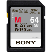 Cartão de Memória SDXC Sony SF-M 64GB UHS-II 277MB/S