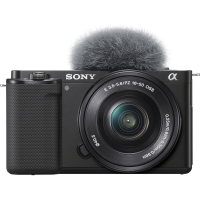 Câmera Sony ZV-E10 Mirrorless com lente 16-50mm (Preta)