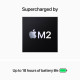 MacBook Air M2 8GB RAM 256GB SSD de 15,3" com tela Retina MQKW3 - Midnight