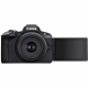 Câmera Canon EOS R50 Mirrorless com lente RF-S 18-45mm f/3.5-6.3 IS STM