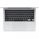 MacBook Air M3 8GB RAM 256GB SSD de 13,6" com tela Retina MRXQ3 - Silver