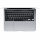 MacBook Air M1 16GB RAM 512GB SSD de 13,3" com tela Retina Z124000FL - Space Gray