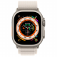 Apple Watch Ultra 49mm, Titanium, Pulseira Starlight 
