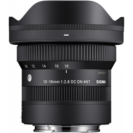 Lente Sigma Contemporary 10-18mm f/2.8 DC DN para FUJIFILM X