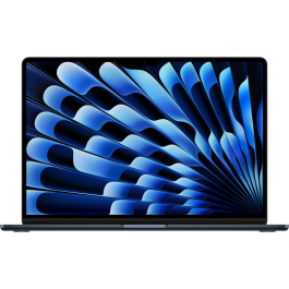 MacBook Air M3 8GB RAM 256GB SSD de 15,3" com tela Retina MRYU3 - Midnight