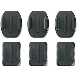 Suportes adesivos planos e curvos para GoPro