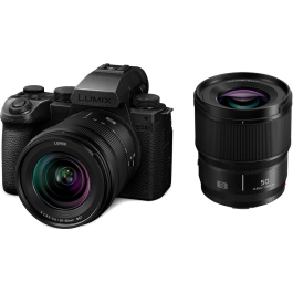 Câmera Panasonic Lumix S5 IIX Mirrorless com lente 20-60mm e 50mm
