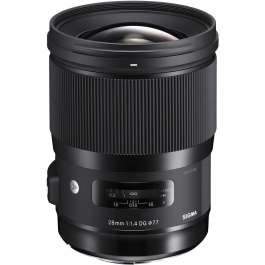 Lente Sigma 28mm f/1.4 DG HSM Art para Canon EF