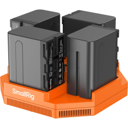 Kit de Carregador SmallRig com 4 Baterias NP-F970
