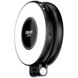 Iluminador Selfie Ulanzi LM19 LED com Suporte Magnético MagSafe (Preto)