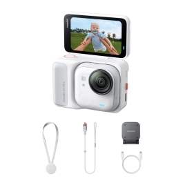 Câmera Insta360 GO Ultra (Branca) – Compacta e Portátil para Vídeos em Movimento