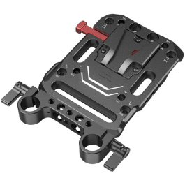 Placa de Bateria SmallRig V-Lock com Braçadeira para Haste LWS 15mm – Alimentação Segura para Rigs