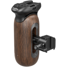 Alça Lateral de Madeira SmallRig com Presilha NATO – Conforto e Fixação Segura para Rigs