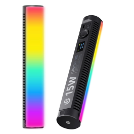 Bastão de LED Portátil Ulanzi B15RGB 15W – Cores Vibrantes e Controle Total