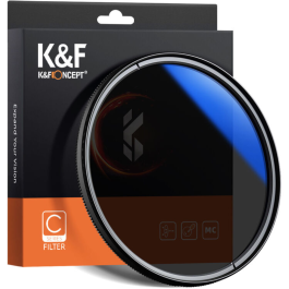 Filtro Polarizador Blue Nano-C K&F Concept 49mm