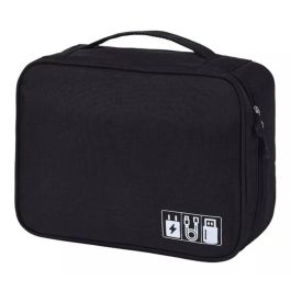 Estojo Organizador De Cabos - Preto