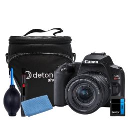 Câmera DSLR Canon EOS Rebel SL3 com Lente 18-55mm, Bolsa, SDHC C10 e Kit De Limpeza