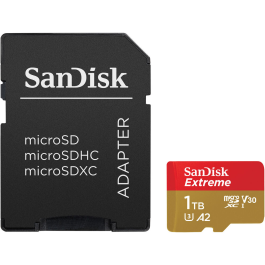 Cartão de Memória microSDXC SanDisk Extreme 1TB UHS-I 190MB/S