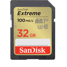 Cartão de Memória SDHC SanDisk Extreme 32GB UHS-I 100MB/s