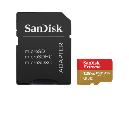 Cartão de Memoria microSDXC Sandisk Extreme 128GB UHS-I 160MB/s 