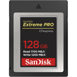 Cartão de Memória CFexpress SanDisk Extreme PRO 128GB Type B 1700MB/s