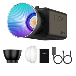 Luz de Vídeo Ulanzi 100W Bicolor COB – Potente, Portátil e Versátil