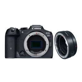 Câmera Canon EOS R7 Mirrorless (Corpo) + Adaptador de Montagem Canon EF-EOS R