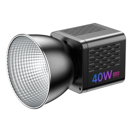 Luz de Vídeo Ulanzi 40W RGB COB Leve  – Potente, Portátil e Versátil