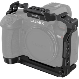 Cage SmallRig para Câmeras Panasonic LUMIX S5 II, S5 IIX e G9 II – Alumínio CNC com Montagem para Acessórios