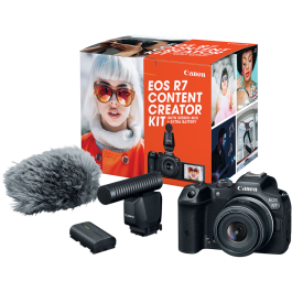 Câmera Canon EOS R7 Mirrorless RF-S 18-45mm Content Creator Kit