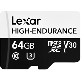 Cartão de Memória microSDXC Lexar Endurance 64GB UHS-I 100MB/s